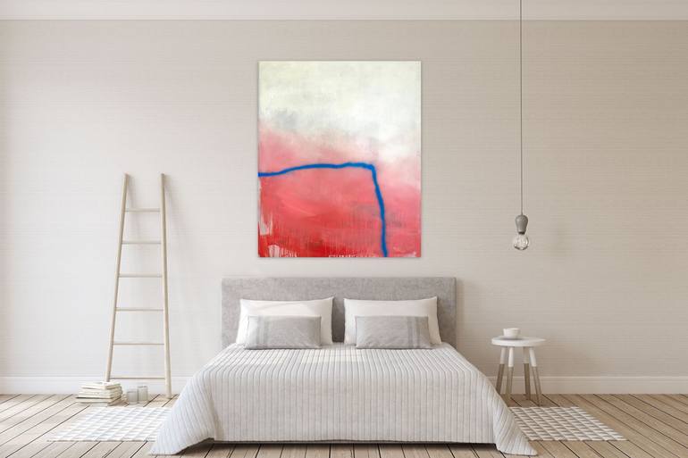 Original Minimalism Abstract Painting by Susan Wolfe Huppman