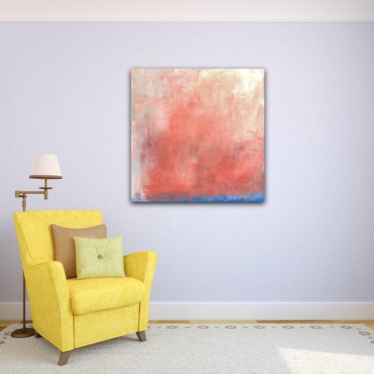 Original Minimalism Abstract Painting by Susan Wolfe Huppman