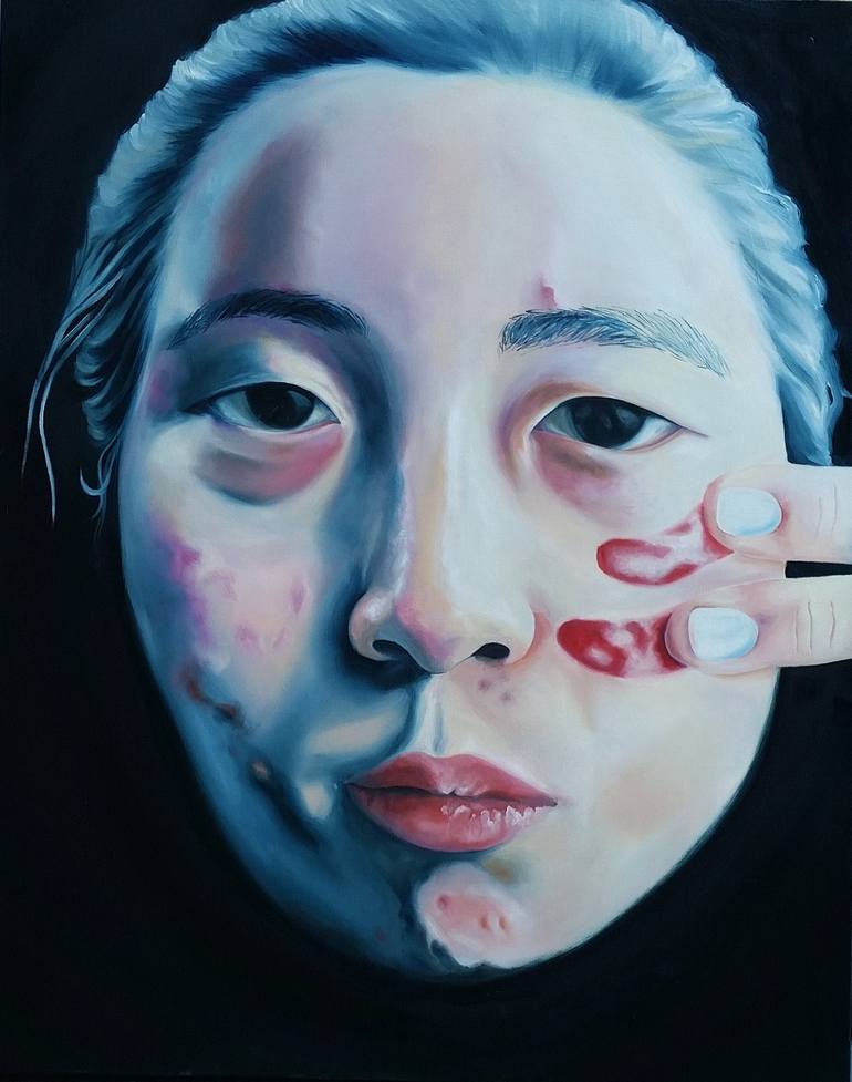 Focus of Insecurities Blemishes Painting by Soodam Lee Saatchi Art