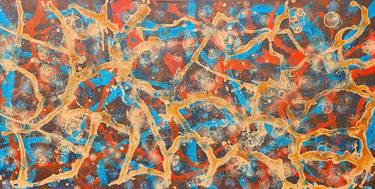 Original Abstract Expressionism Abstract Paintings by Adrian Sibley