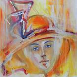 Lady with a hat by Tanja Dursun