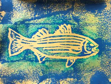 Blue Green and Yellow Rockfish - Limited Edition 3 of 6 thumb