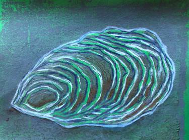 Original Abstract Expressionism Food Printmaking by Kathy Flament