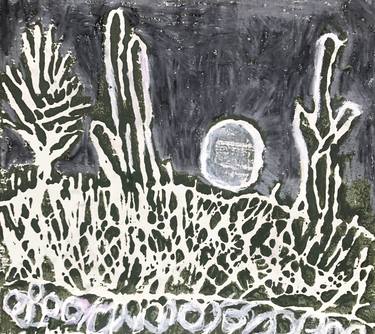 Cactus Story I in Black and White - Limited Edition of 8 thumb