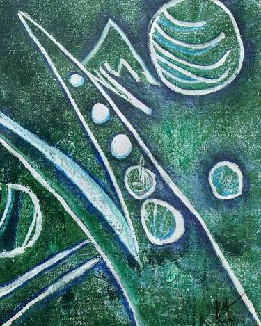 Original Abstract Printmaking by KATHY FLAMENT