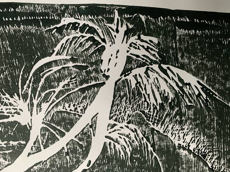 Original Abstract Expressionism Abstract Printmaking by Kathy Flament