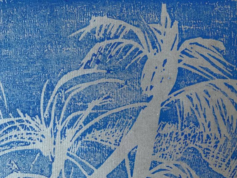 Original Abstract Expressionism Abstract Printmaking by Kathy Flament