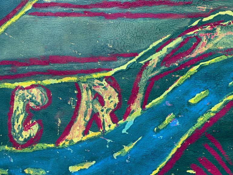 Original Abstract Printmaking by Kathy Flament