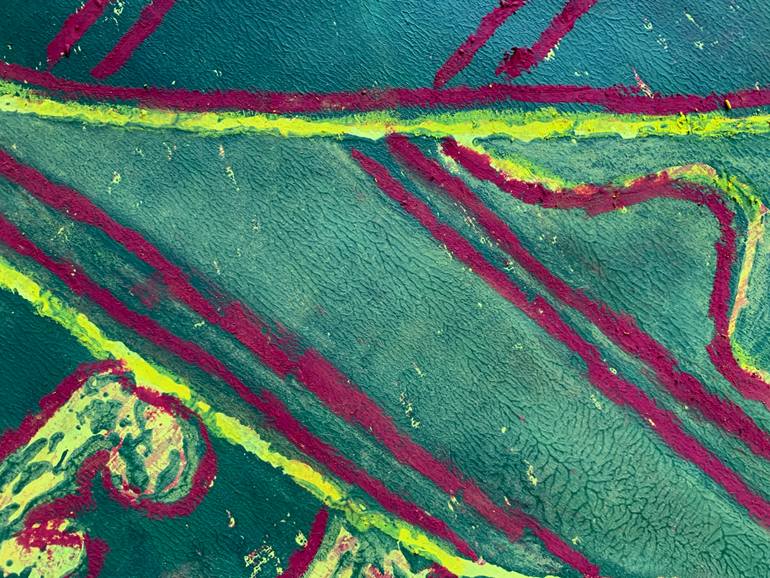 Original Abstract Printmaking by Kathy Flament