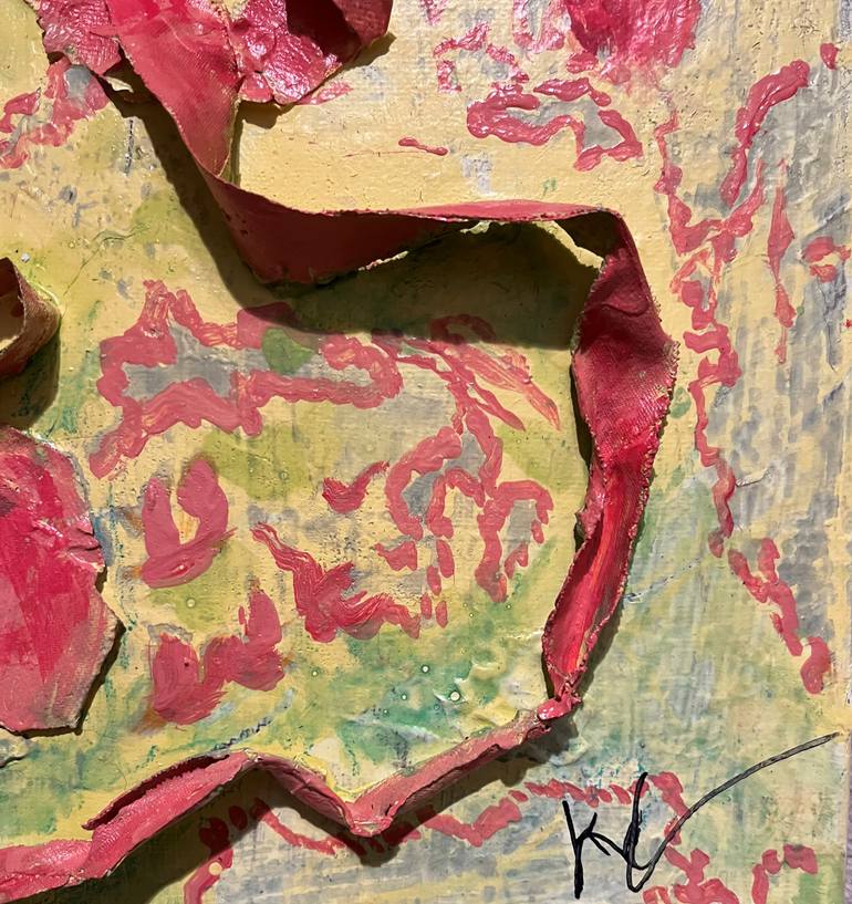 Original Abstract Mixed Media by Kathy Flament