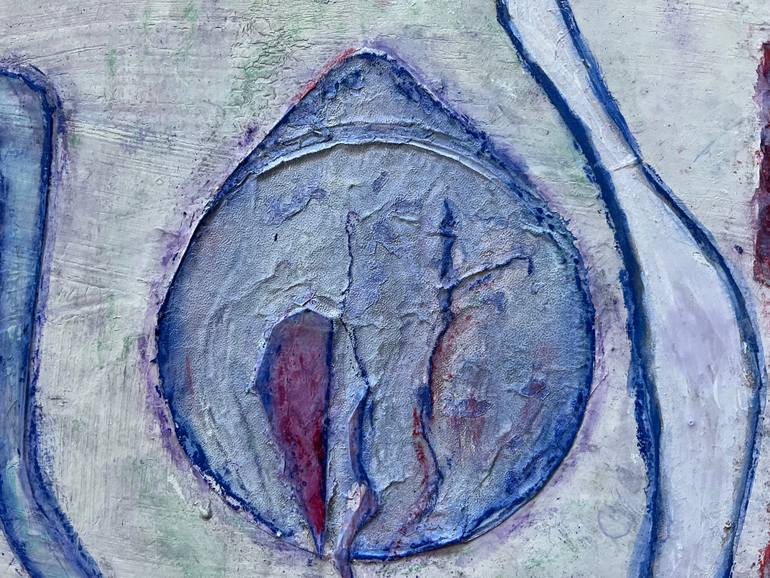 Original Abstract Collage by Kathy Flament