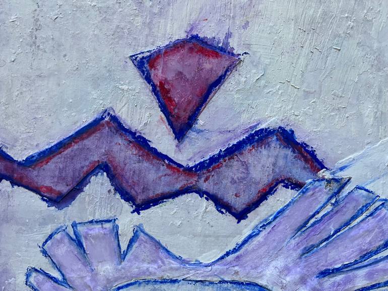 Original Abstract Collage by Kathy Flament