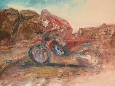 Print of Motorbike Paintings by Peter Neckas