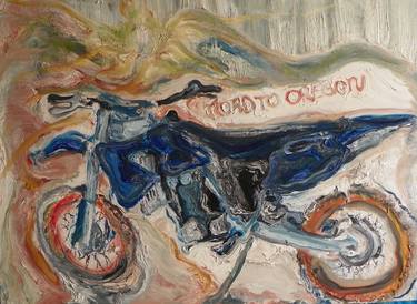 Print of Abstract Motorcycle Paintings by Peter Neckas