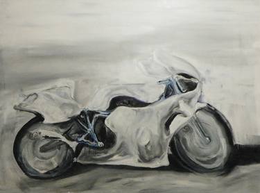 Print of Fine Art Motorcycle Paintings by Peter Neckas