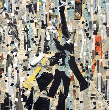 Print of Street Art Music Collage by Olivier Rasquin