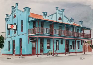 Print of Architecture Paintings by Chelle Destefano