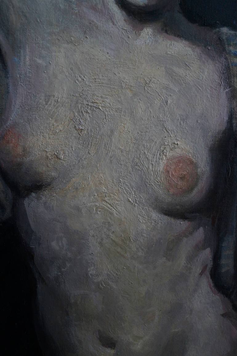 Original Figurative Nude Painting by Silvia Flechoso