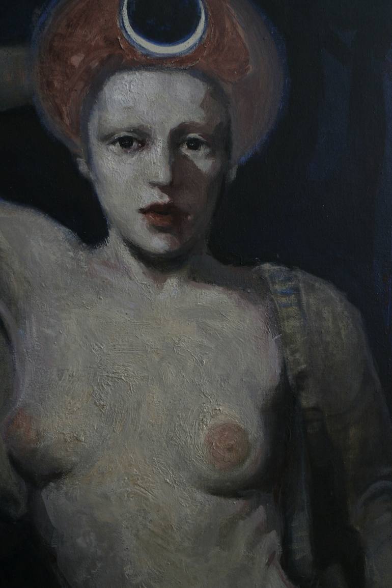 Original Figurative Nude Painting by Silvia Flechoso