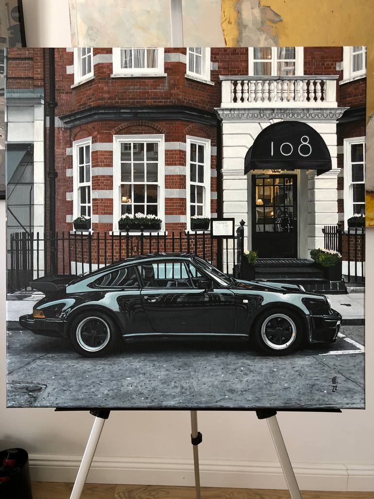 Original Realism Transportation Painting by Cristian Cismasiu