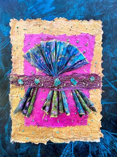 Original Fine Art Abstract Mixed Media by Peggy Banks