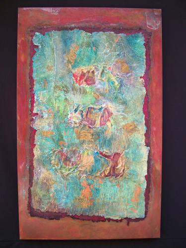 Original Abstract Collage by Peggy Banks