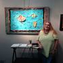 Silk Ocean won a 2nd Place Award for The Abstract Exhibition at The Art League of Daytona