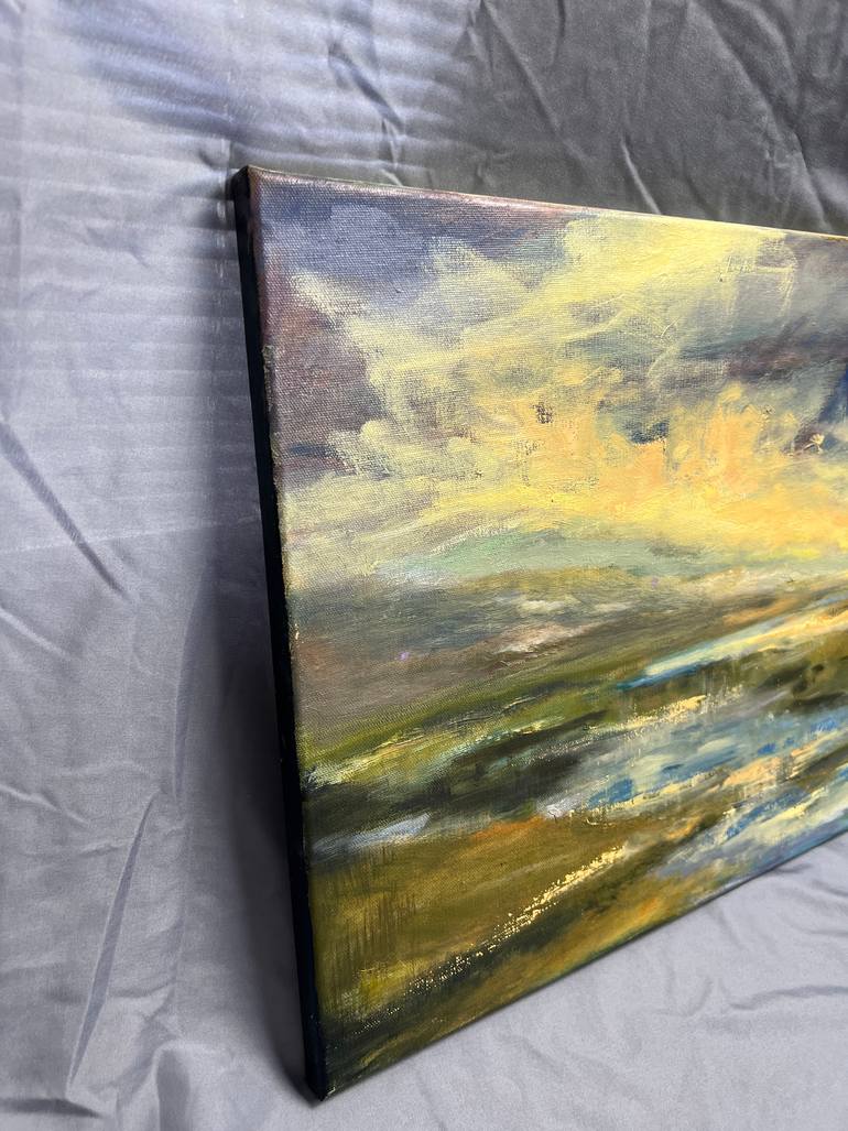 Original Impressionism Landscape Painting by Julianne Felton