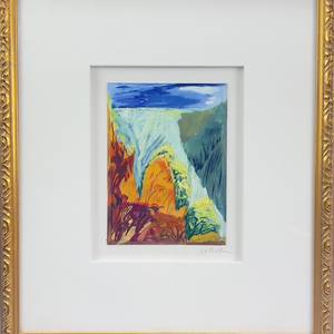 Collection Small framed abstract landscapes