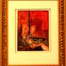 Collection Small framed abstract landscapes