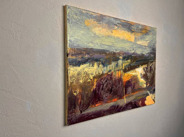 Original Abstract Landscape Painting by Julianne Felton