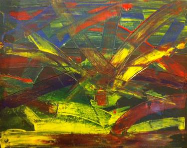 Original Abstract Education Paintings by Peter Lim Kai Loong