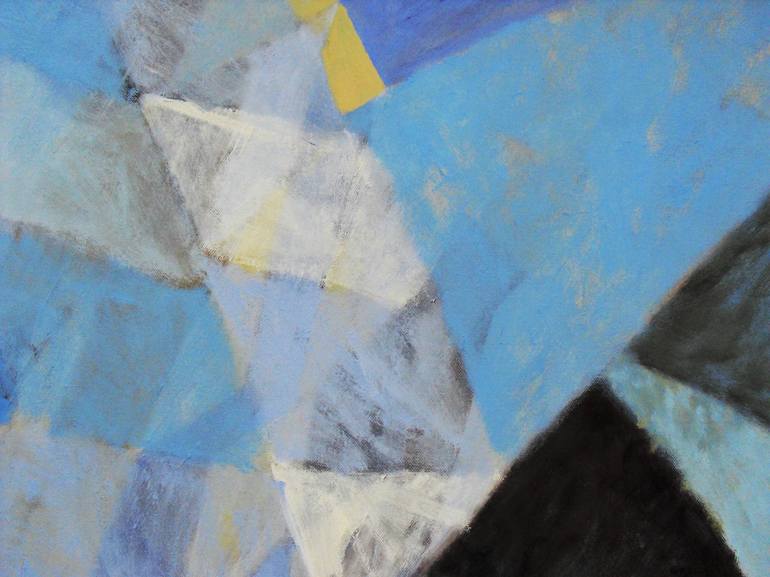 Original geometric Abstract Painting by lee panizza
