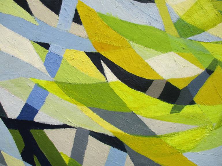 Original Abstract Patterns Painting by Lee Panizza