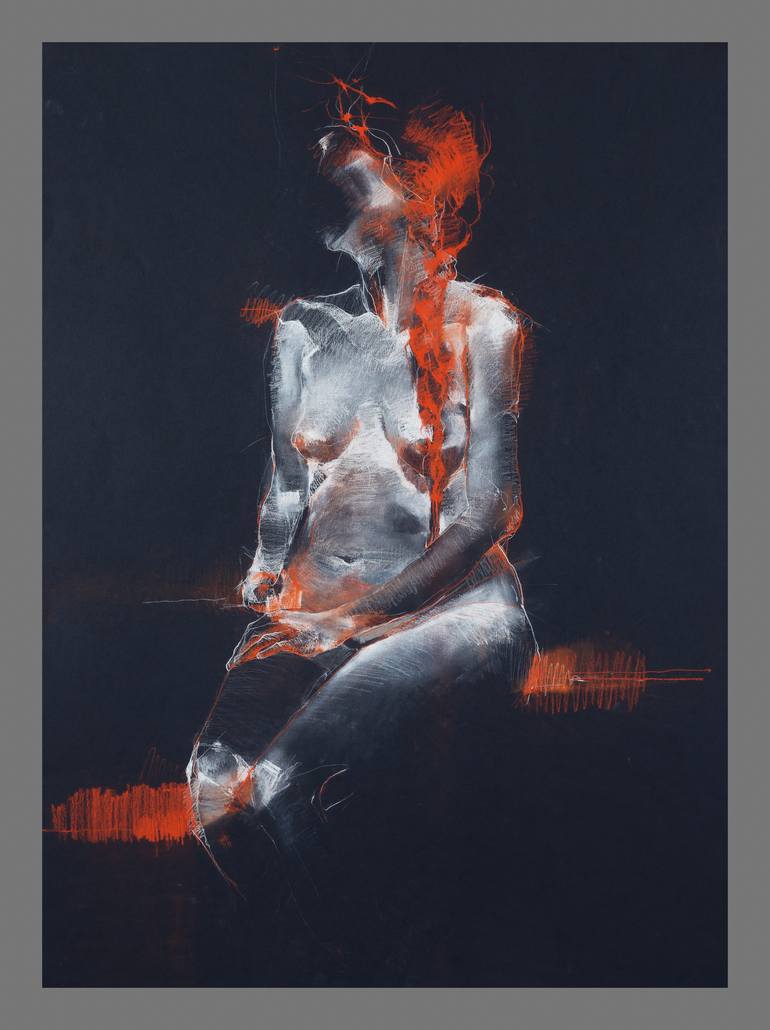 Figurative Drawing Drawing by Trina Bohan | Saatchi Art