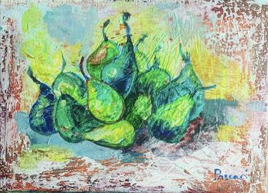 Original Abstract Expressionism Still Life Paintings by Olga Pascari