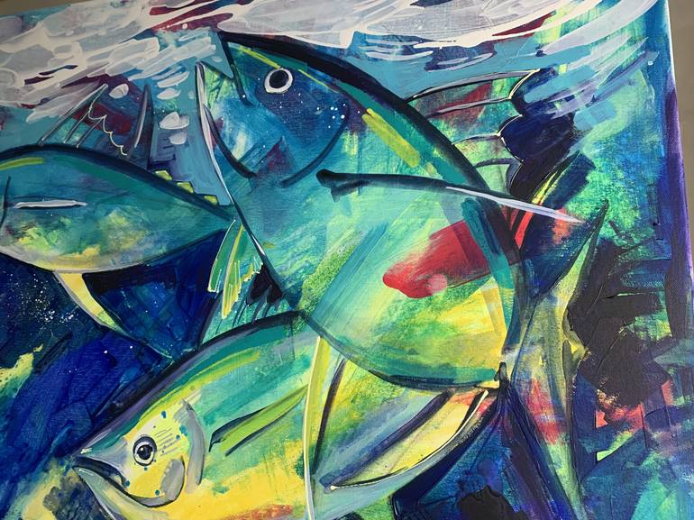 Original Fish Painting by Olga Pascari