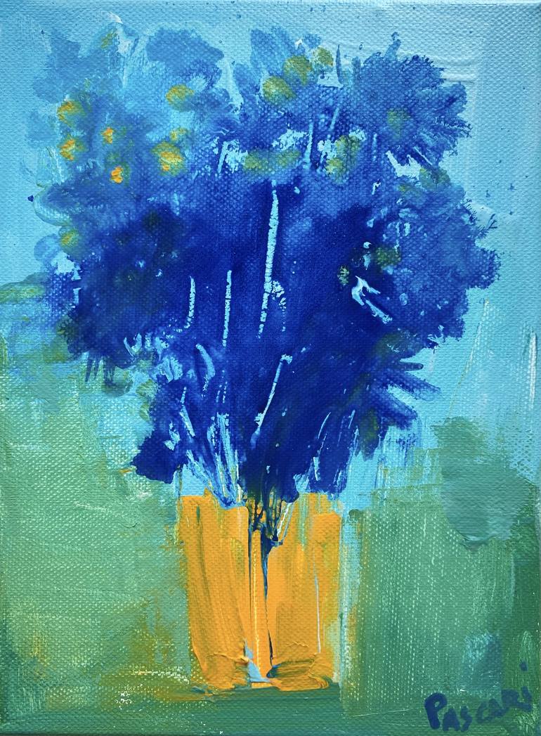 Original Abstract Still Life Painting by Olga Pascari