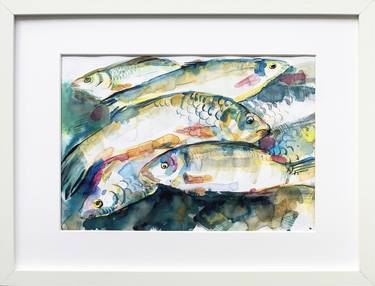 Original Fish Paintings by Olga Pascari