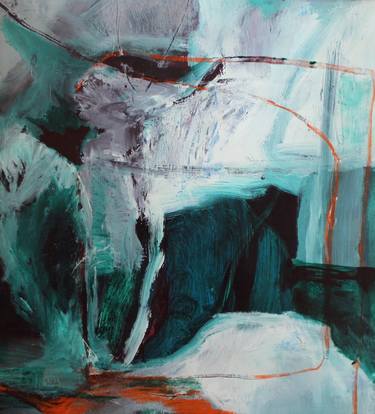 Original Abstract Expressionism Abstract Paintings by Gerlind Hentze