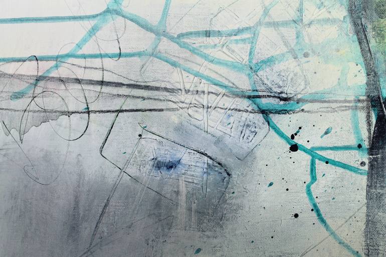 Original Abstract Expressionism Abstract Painting by Gerlind Hentze