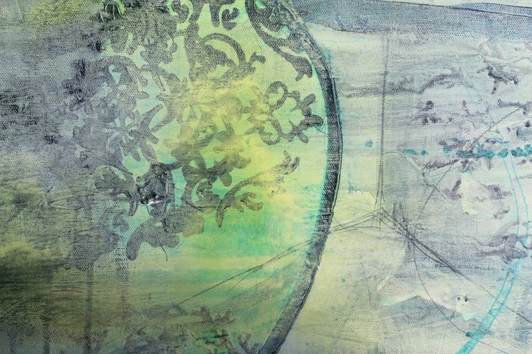 Original Abstract Expressionism Abstract Painting by Gerlind Hentze