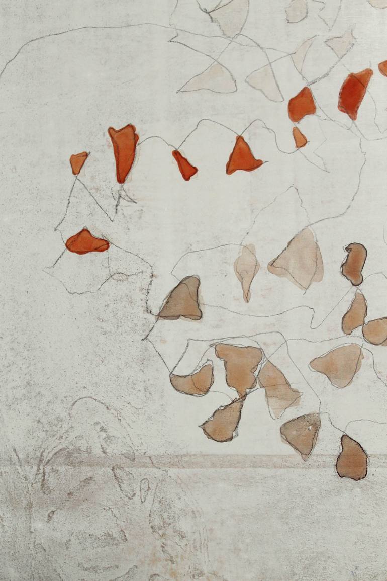 Original Art Deco Abstract Painting by Gerlind Hentze