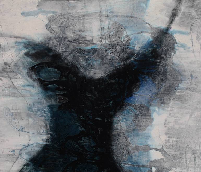 Original Abstract Women Painting by Gerlind Hentze