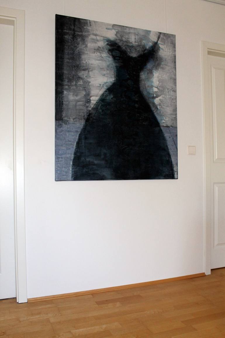 Original Abstract Women Painting by Gerlind Hentze