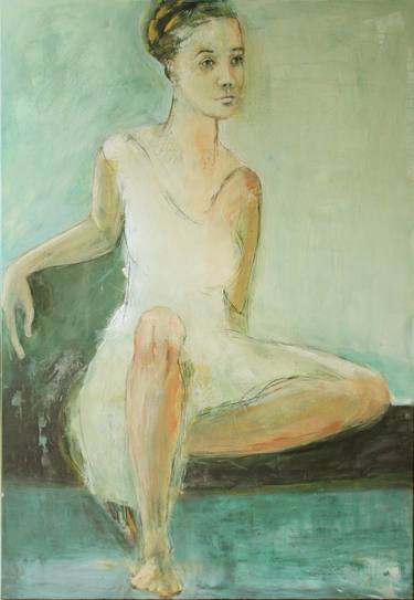 Original Figurative Women Paintings by Gerlind Hentze