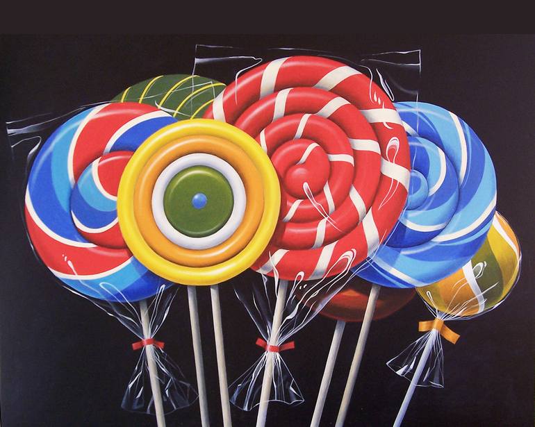 Pop Art Wrapped Lollipop Type 1 Pop Art Wrapped Lollipop Type 1