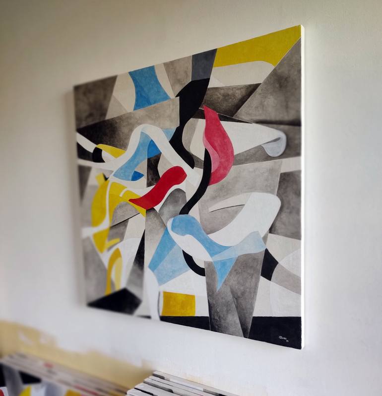 Original Abstract Painting by Luciano Alves