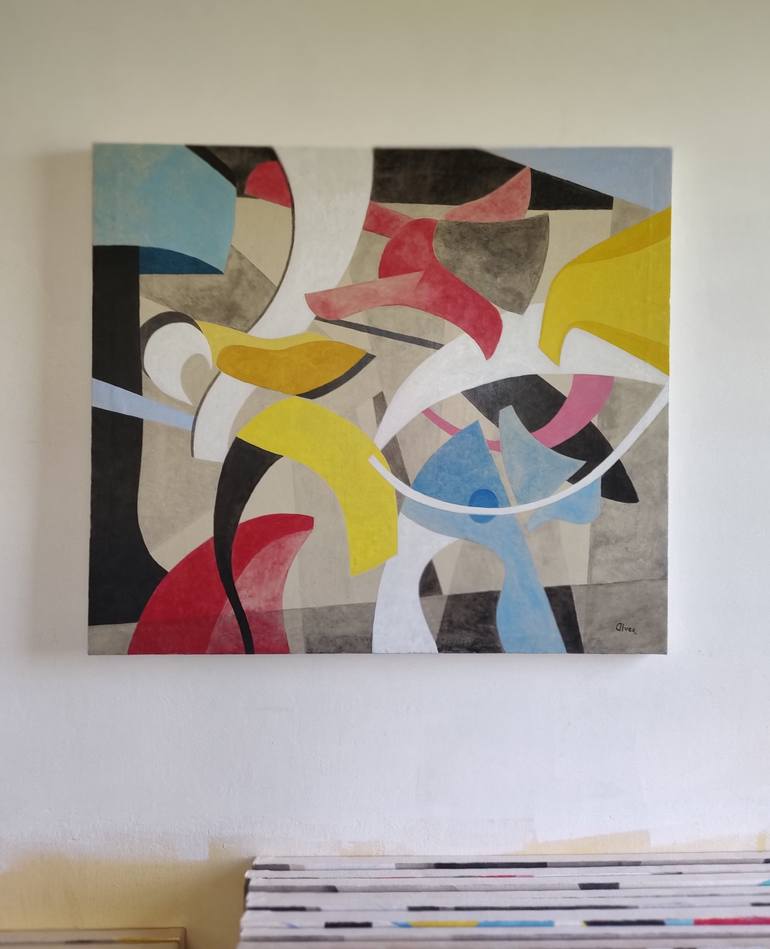 Original Abstract Painting by Luciano Alves