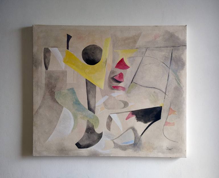 Original Abstract Painting by Luciano Alves